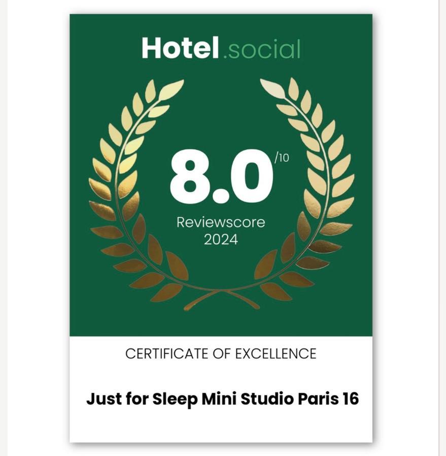 Just For Sleep Mini Studio Paris 16 Exterior foto
